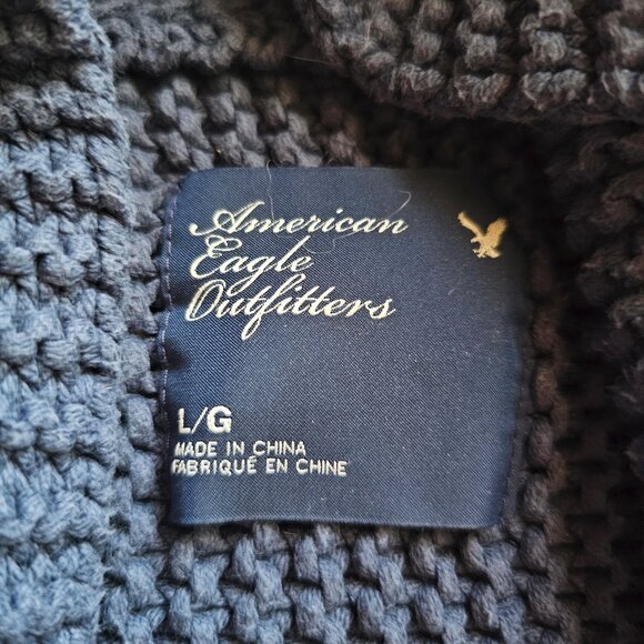 American Eagle Shawl Collar Sweater - Picture 2 of 2